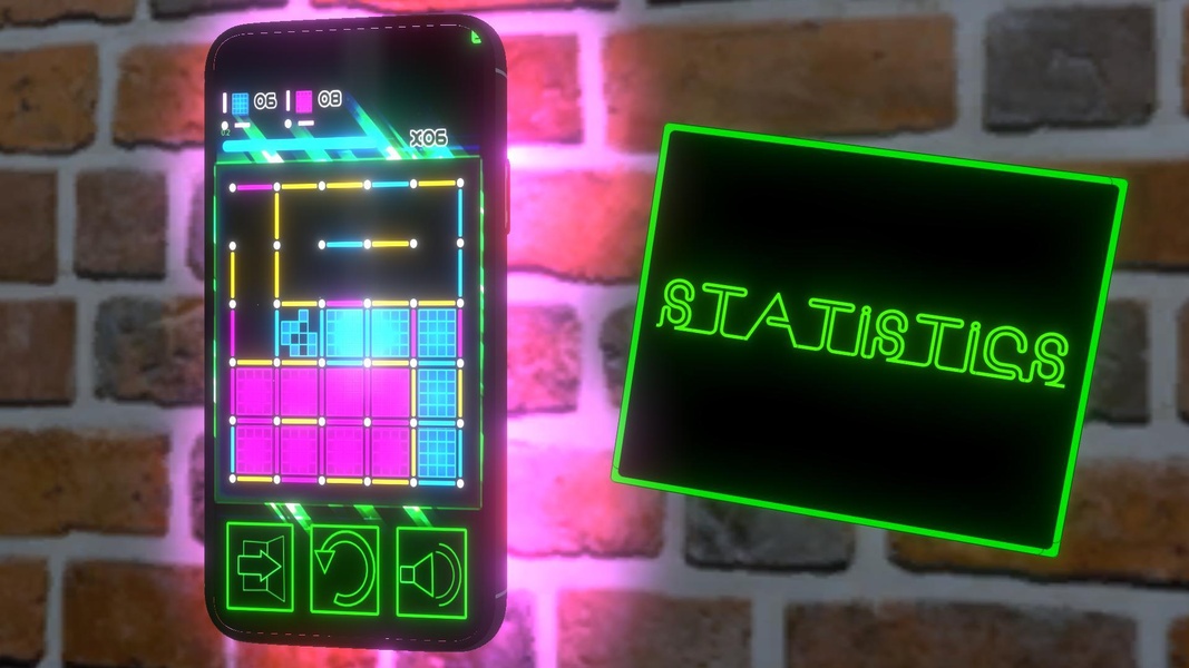 Dots and Boxes (Neon) - Preview 2