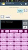 GO Keyboard Pink and Diamonds Theme screenshot 8