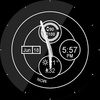 Chrono Flat HD Watch Face screenshot 1