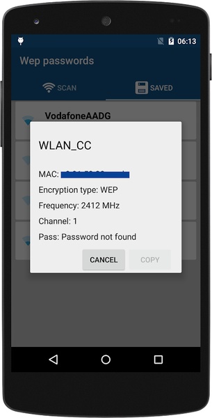 Wep passwords - Preview 1