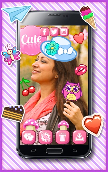 Cute Stickers Photo Editor - Preview 2