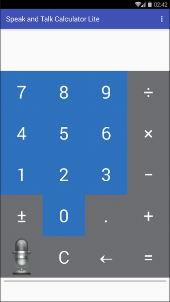 Speak and Talk Calculator Lite - Preview 1