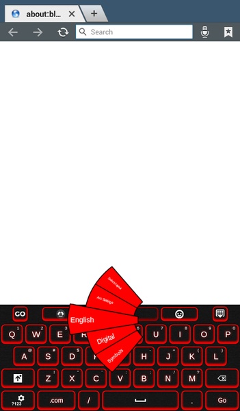 Red Keyboard Theme - Preview 8