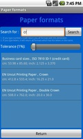 Paper Formats screenshot 6