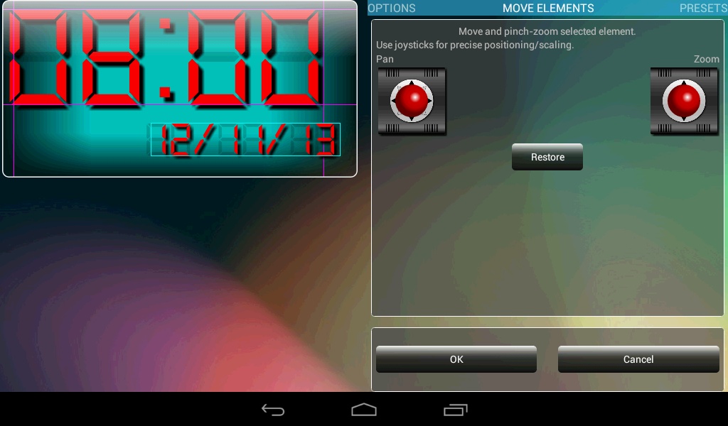 LED clock widget lite - Preview 4
