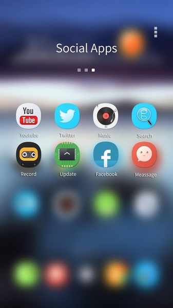 Initial Beauty GOLauncher EX Theme - Preview 1
