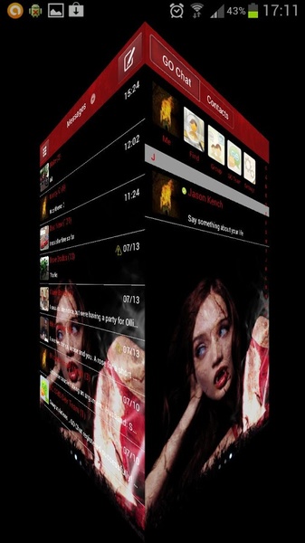 GOSMS Pro Atreyu Theme - Preview 2