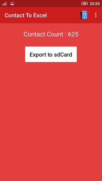 Contact To Excel - Preview 3