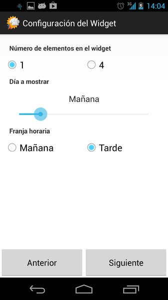 Widgets METEO - Preview 4