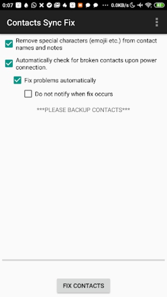 Contacts Sync Fix - Preview 2