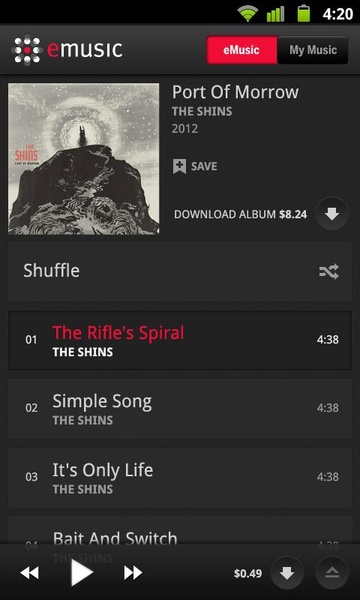 eMusic - Preview 5