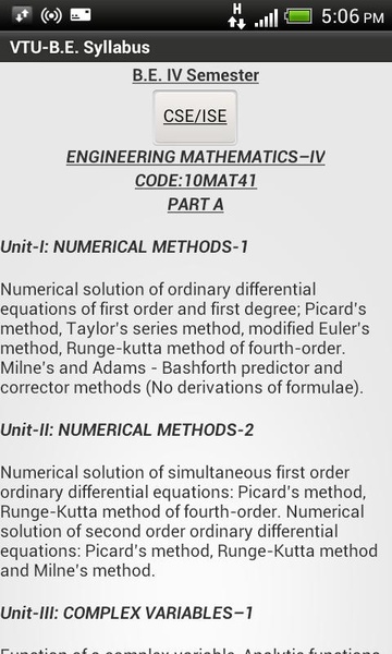 VTU-B.E. Syllabus - Preview 1