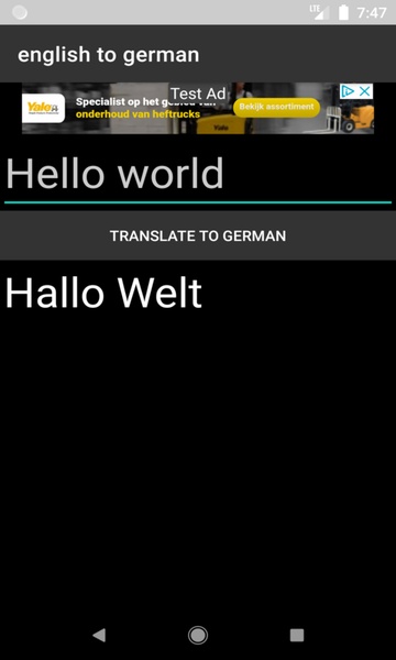 english to german translator - Preview 4
