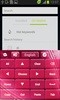 Pink Keyboard Fancy GO Theme screenshot 2