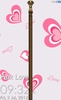 Pink Love Zipper Lock Screen screenshot 2