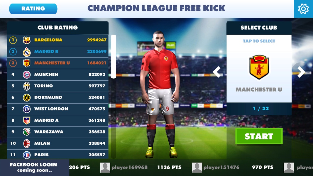 Champions Free Kick League 17 - Preview 4