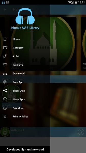 Islamic MP3 Library - Preview 1