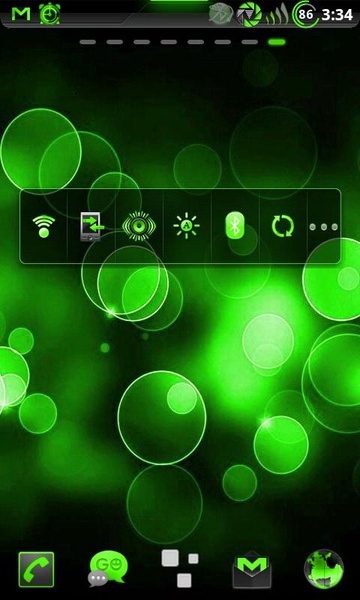 GOWidget PoisonGreen Theme by TeamCarbon - Preview 4