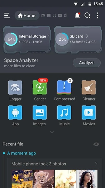ES Dark Theme for free - Preview 5