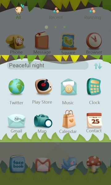 Zoo GOLauncher EX Theme - Preview 1