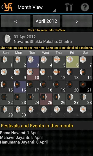 Hindu Calendar for Android - Download the APK from Uptodown