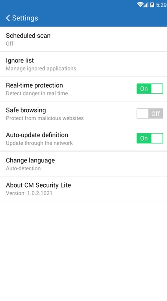 CM Security Lite - Preview 4