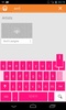 Pink Keyboard screenshot 2