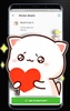 Mochi Peach Cat Stickers whats screenshot 3
