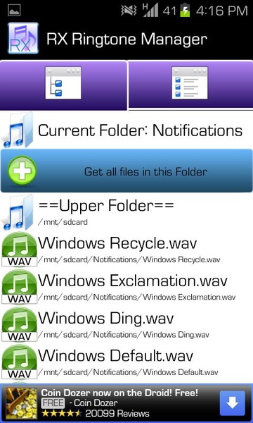 Eris Ringtone Manager - Preview 3