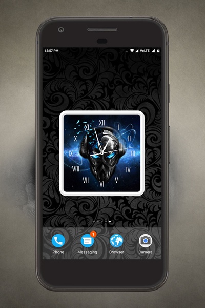Skull Clock Live Wallpaper - Preview 3