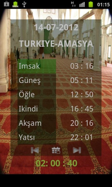 Namaz Vakitleri - Preview 3