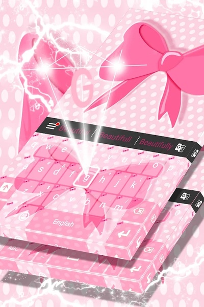 Pink Bow Keyboard - Preview 2