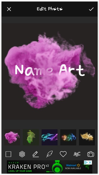 Smoke Effect Art Name: Focus Filter Maker - Preview 3
