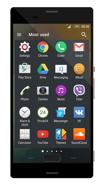 Theme OnePlus Two Blue (OxygenOS) - Preview 6