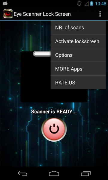 Eye Scanner Lock Screen - Preview 1