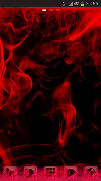 GO Launcher EX Theme Red Fire - Preview 8
