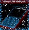 Neon Flames Keyboard screenshot 1