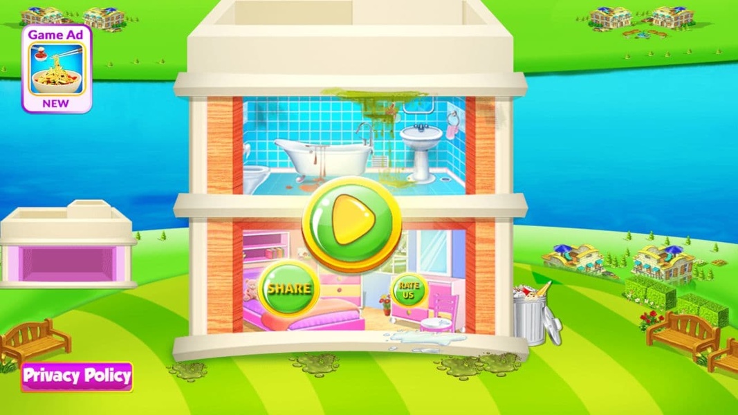 House Cleaning Home Cleanup Girls Games - Preview 7