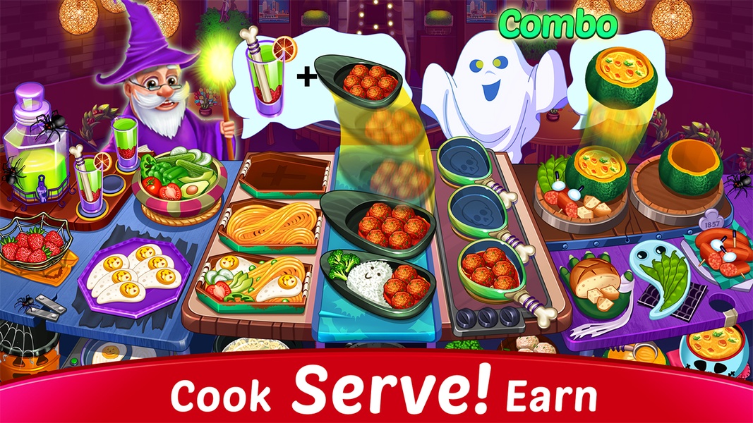 Halloween Street Food Shop Restaurant Game - Preview 9