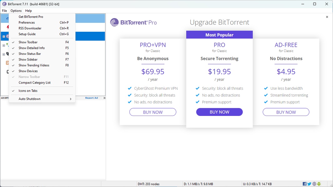 BitTorrent for Windows - Download it from Uptodown for free
