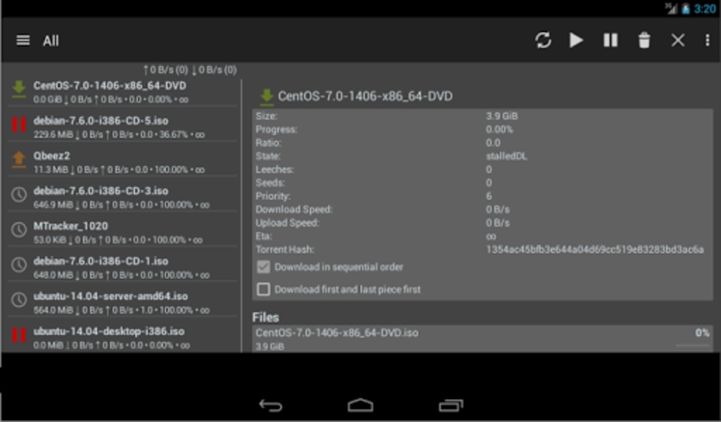 qBittorrent Client - Preview 11