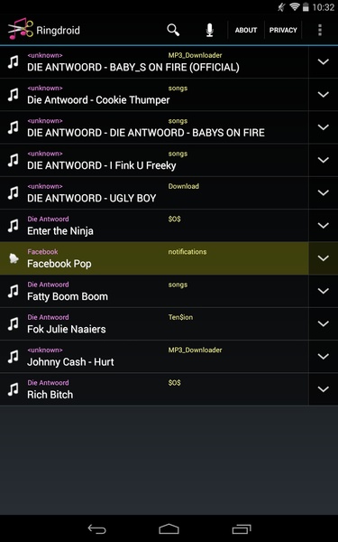 Ringdroid Для Android - Скачайте APK С Uptodown