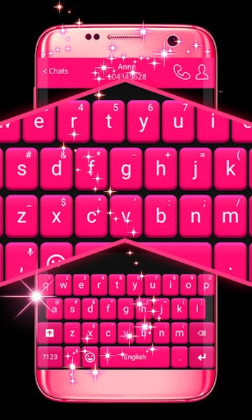 Pink and Black Free Keyboard - Preview 2