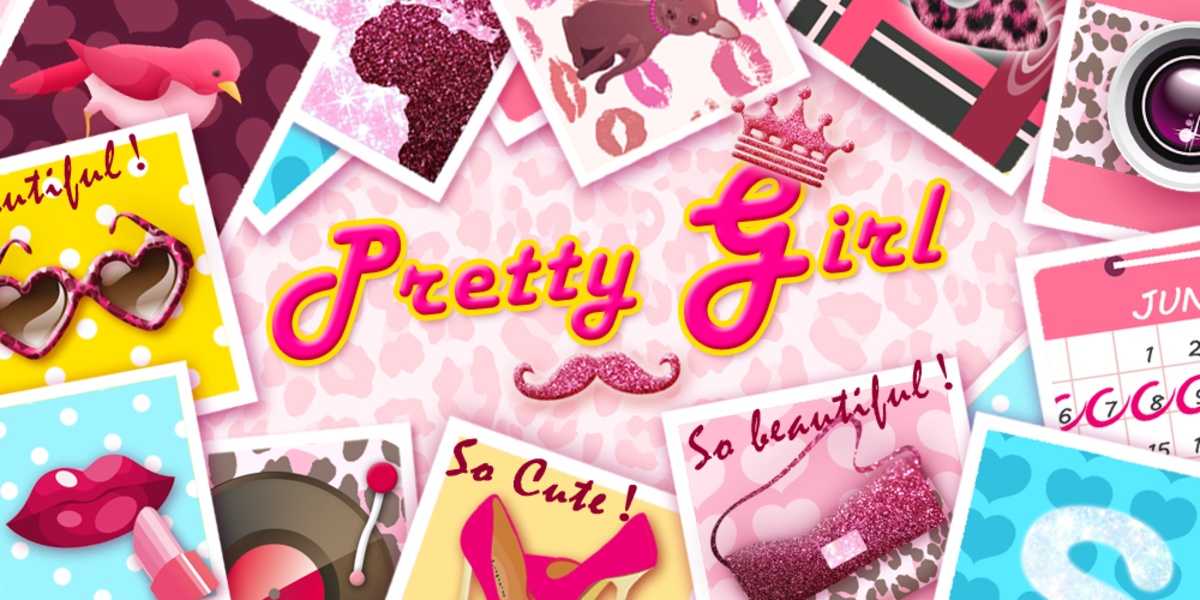 Pretty Girl GOLauncher EX Theme - Preview 5