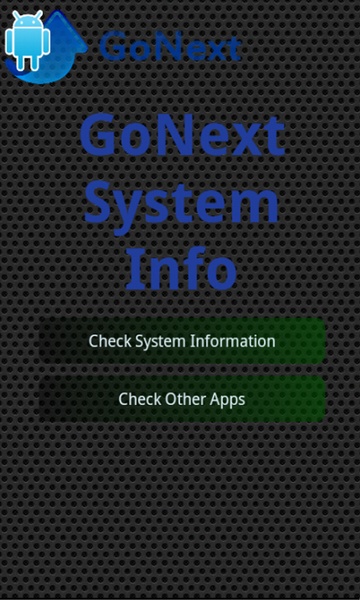 GoNext System Information - Preview 3