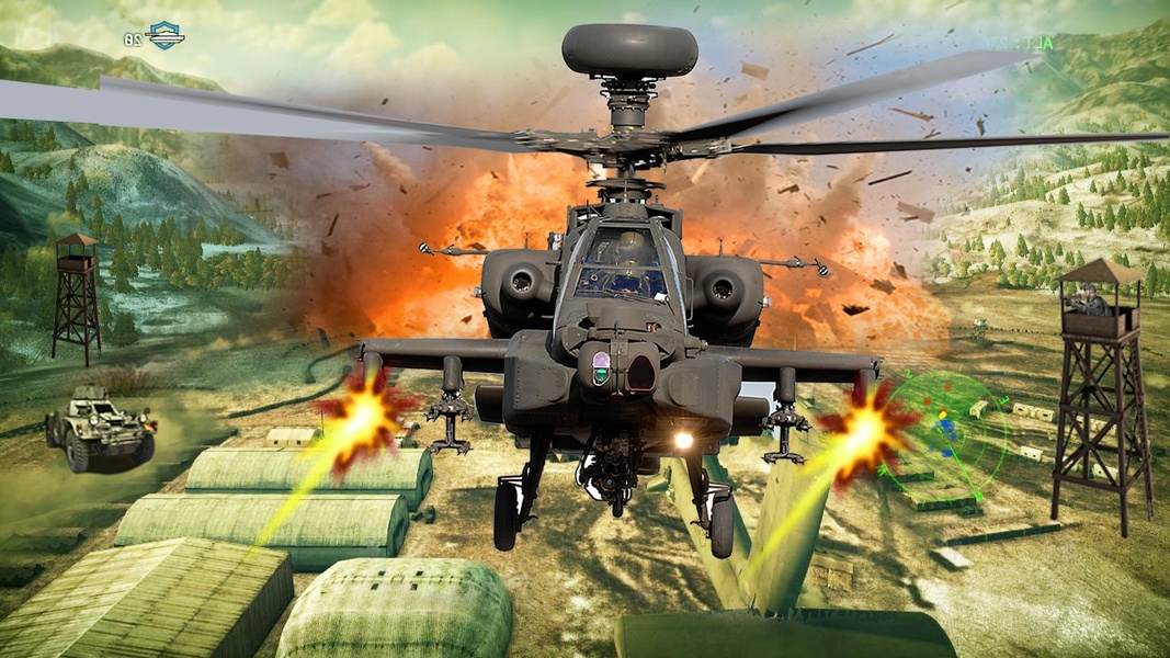 Gunship Air Helicopter War 3D - Preview 4