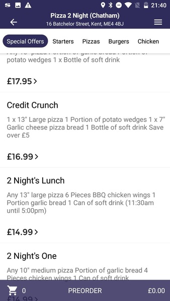 Pizza 2 Night App - Preview 10