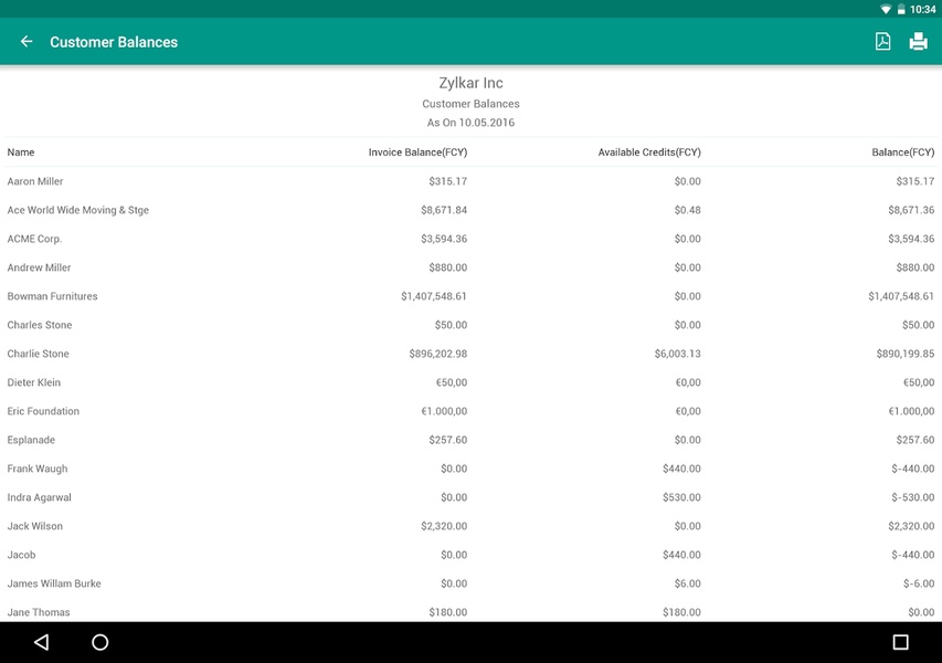 Zoho Invoice - Preview 19