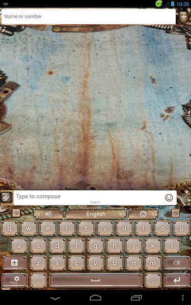 GO Keyboard Steampunk Theme - Preview 7