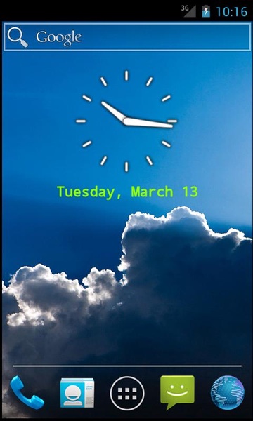 Clean Clock Widget - Preview 4